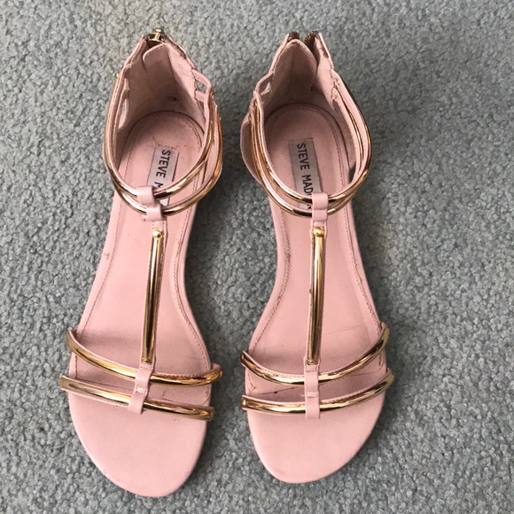 steve madden gold gladiator sandals